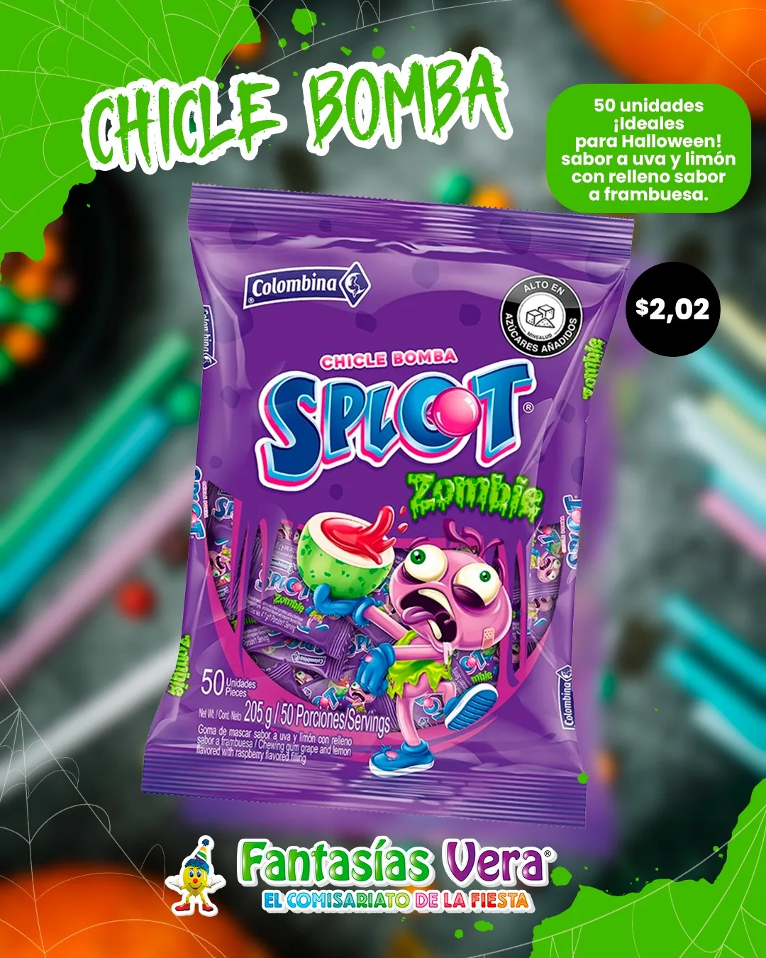 92da744094fc0e91d0461b9826a98bef CHICLE BOMBA ZOMBIE