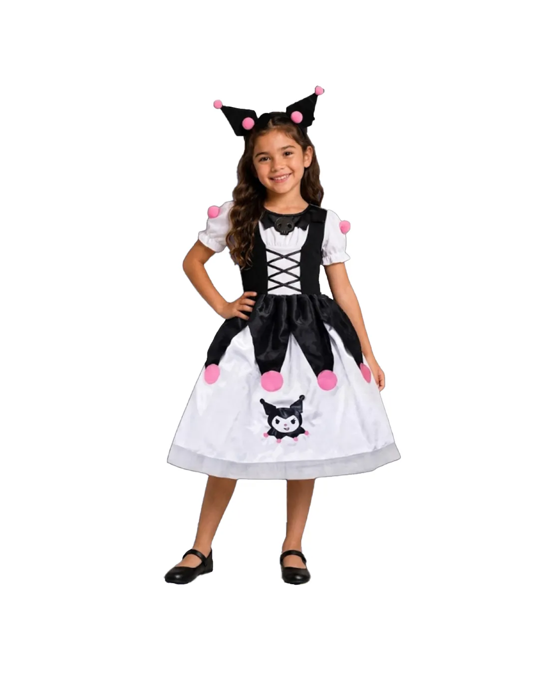 e3290e5f291d549255fe4b5b843f0929 DISFRAZ DE KUROMI BLANCO NEGRO NIÑA